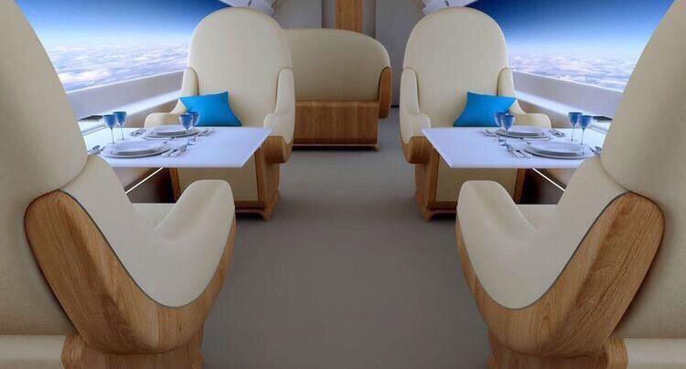 GigiTheOne_'s tweet image. Private jet with one long window 😍✈️
