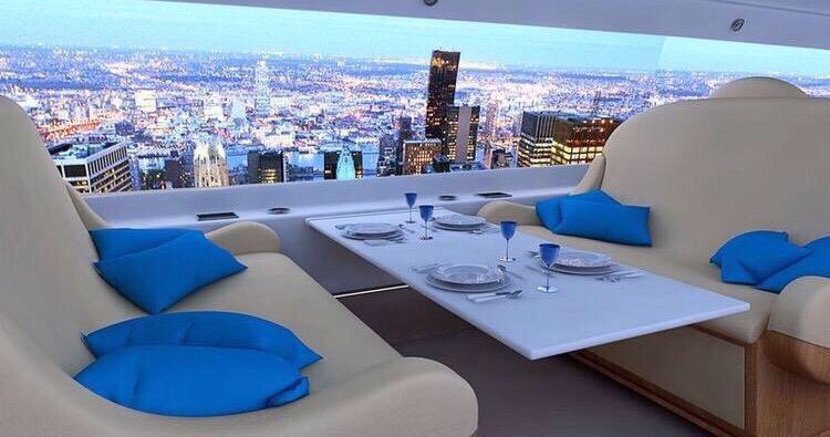 GigiTheOne_'s tweet image. Private jet with one long window 😍✈️