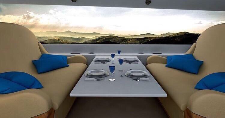 GigiTheOne_'s tweet image. Private jet with one long window 😍✈️