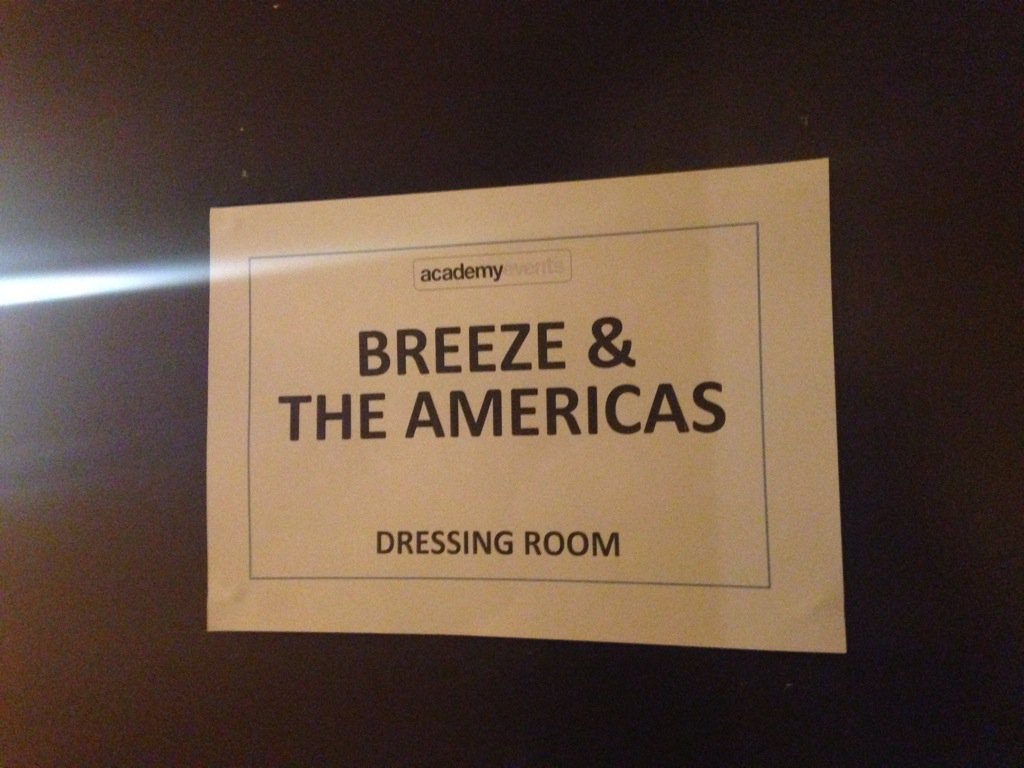 BREEZE + The Americas Dressing room