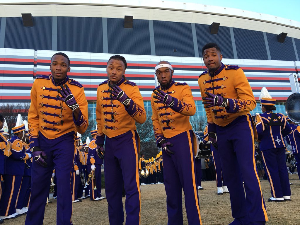 ESPNCFB's tweet photo. It's not the Celebration Bowl without a Battle of the Bands.  Got Alcorn State &amp; the Fantastic Four?  #AlcornProud https://t.co/52PaBba29x