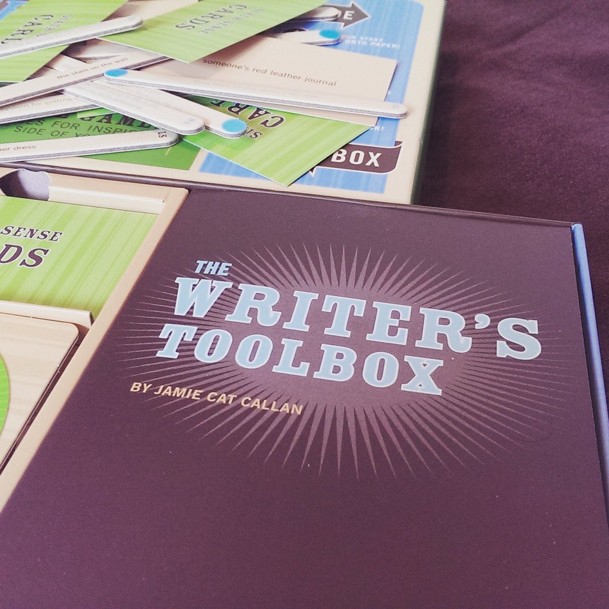 twincreatives's tweet image. Playing around with our #writerstoolbox !