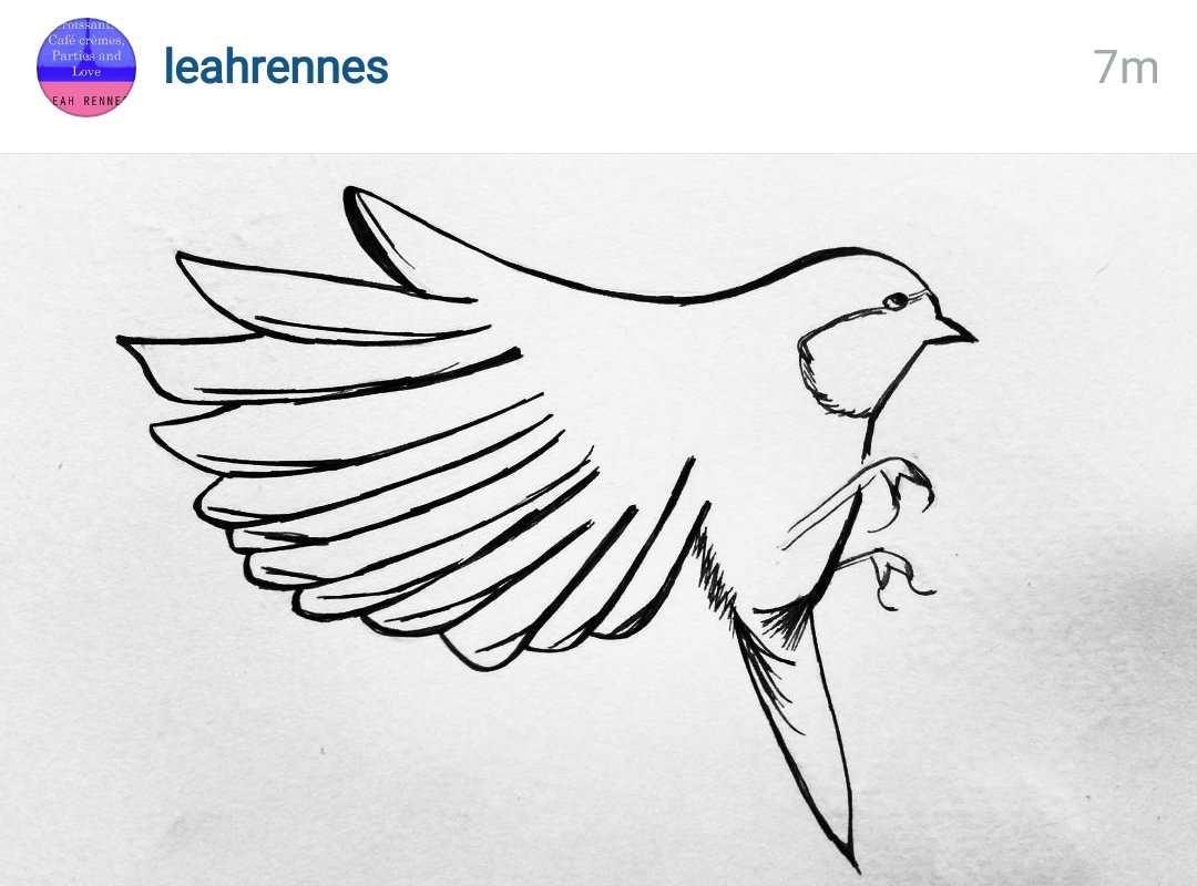 LeahRennes's tweet photo. Really proud of this illustration. #ChristmasAndChill #birds #drawing #sketchbomb #decemberdraw #pretty https://t.co/WEnkpC9aOn