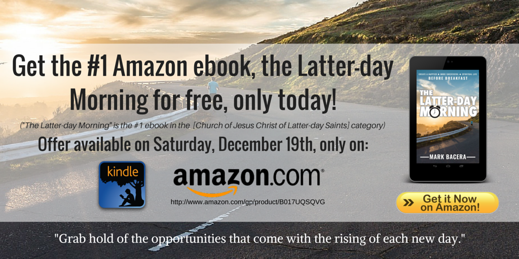 LDMorning's tweet photo. Number #1 on #Amazon in the #ChurchofJesusChristofLatterdaySaints free category!
Free today! https://t.co/l9bEJdu7ne https://t.co/7fxC41ZijQ