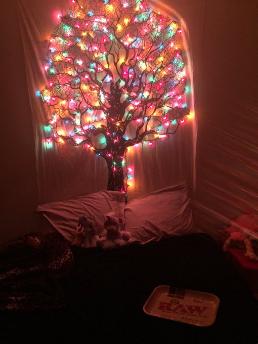 How cute is my Christmas Tree on my wall?! https://t.co/O2Rs3vqis1