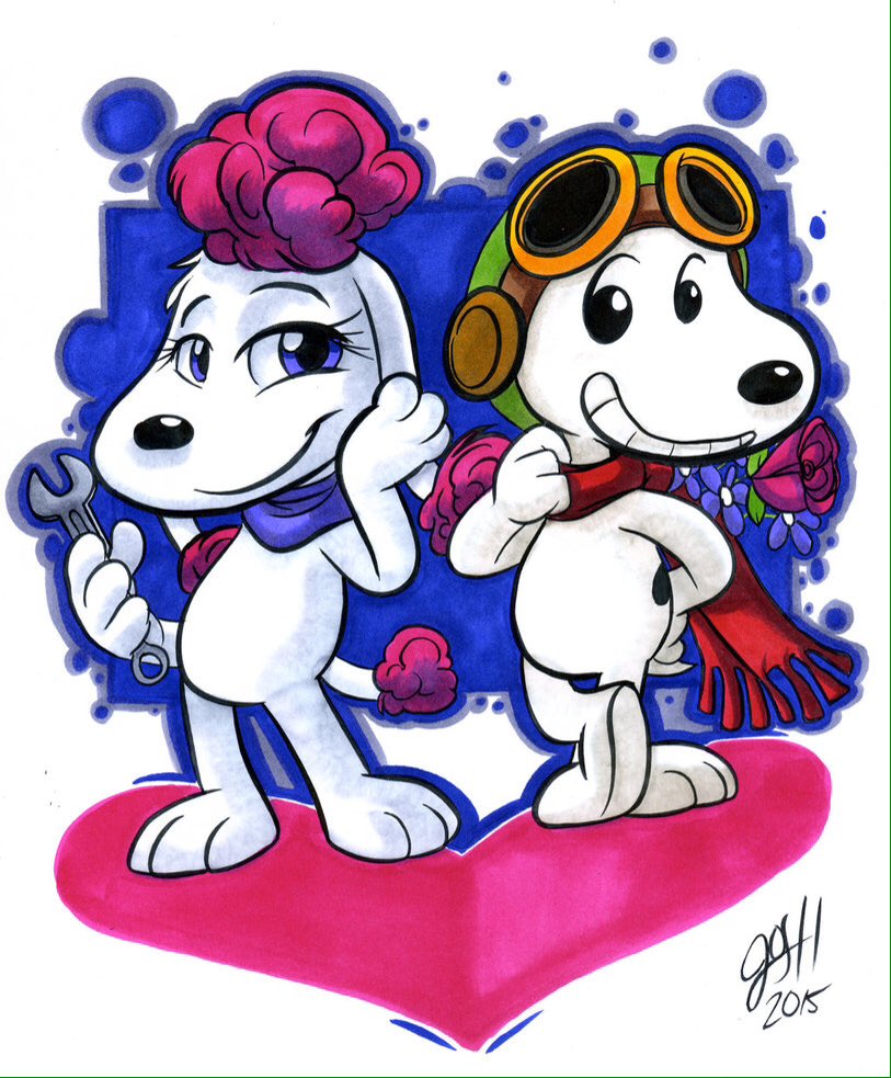 affanpasaribu's tweet photo. Fifi &amp; Snoopy https://t.co/P8ZxFUpg86