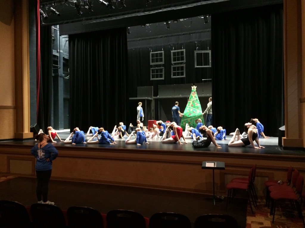 Rehearsal for tomorrow's performance of Clara's Dream! #ballet # statetheatre #culpeperVa #nutcracker