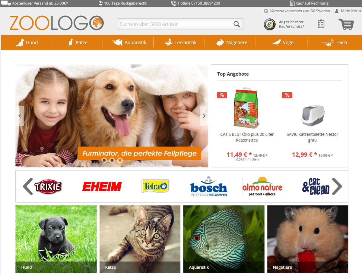 tanmar_de's tweet photo. Bei #Zoologo ist unsere eFulfilment API erstmals in einem neuen #Shopware 5 Shop im Einsatz: https://t.co/bdj7TyHNxn https://t.co/wmcFnJa7vP