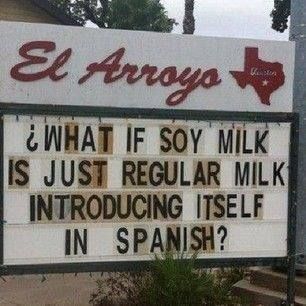 To the Soy Milk Lovers