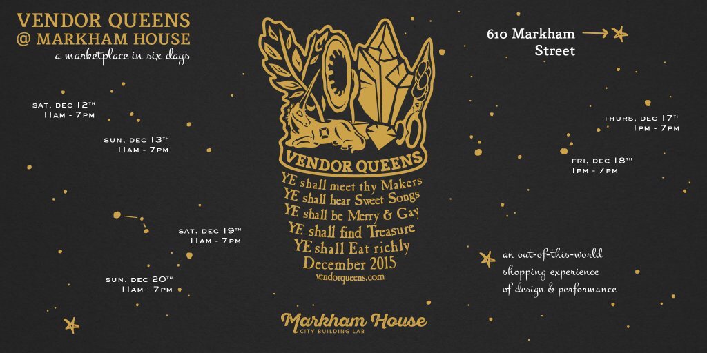 VillageMirvish's tweet photo. Two days left to #MEETYOURMAKER @VENDORQUEENS at Markham House. Sat+Sun 11am-7pm #shoplocal #shopindieto https://t.co/pc7I67mRKX