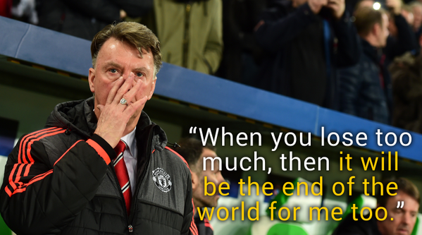 After Mourinho's exit, how much time has LVG got left?

FT: #mufc1-2 #ncfc