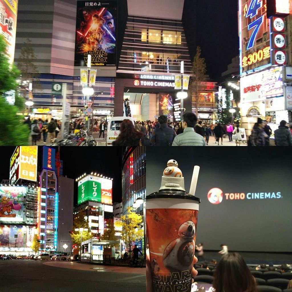 sockermunk's tweet photo. Star Wars färdig kollad på #tohocinemas i #shinjuku #japan https://t.co/CW0ATLKy4s https://t.co/CIqvXCEuCo