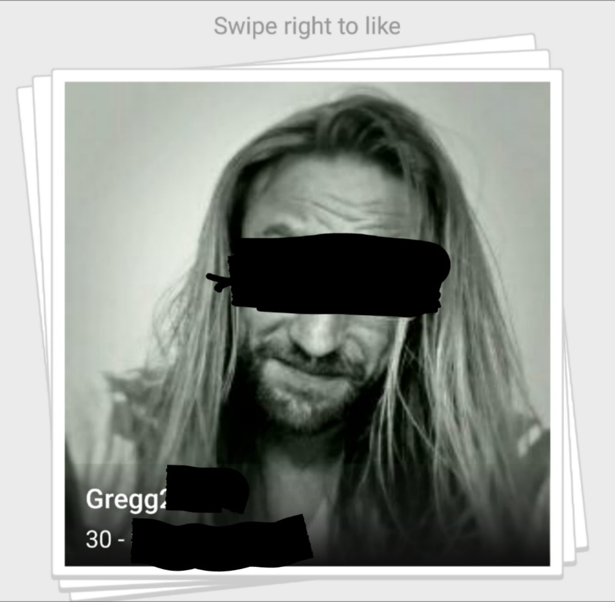 OnlineDatesFail's tweet photo. I think Animal from the muppets just came to life! #SwipeLeft #OnlineDating https://t.co/3K8wHkncN2