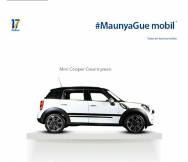 Christianpepeb's tweet photo. @mandirifiesta Christian Febrianto #MaunyaGue Mini Cooper Countryman https://t.co/gFb8LKtFSq
