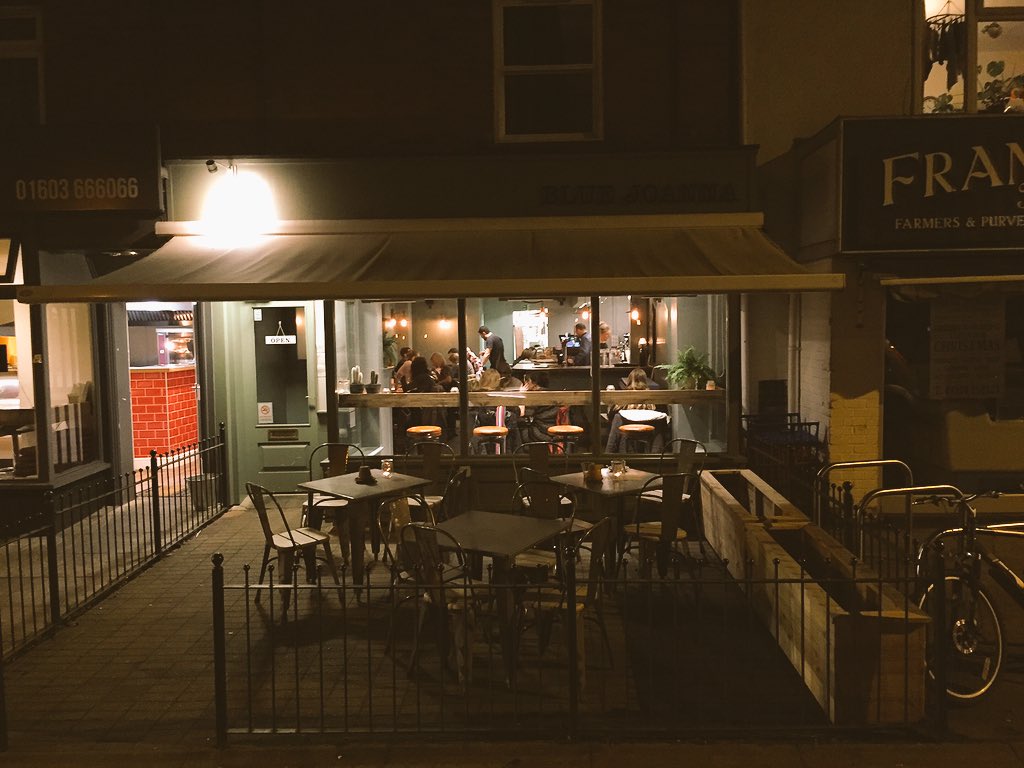 nickdogfish's tweet photo. @bluejoannaNR2 step into a warm buzzing scene, mouth watering food or prop up the bar for a Bloody Joanna! https://t.co/feAUXHQxyq