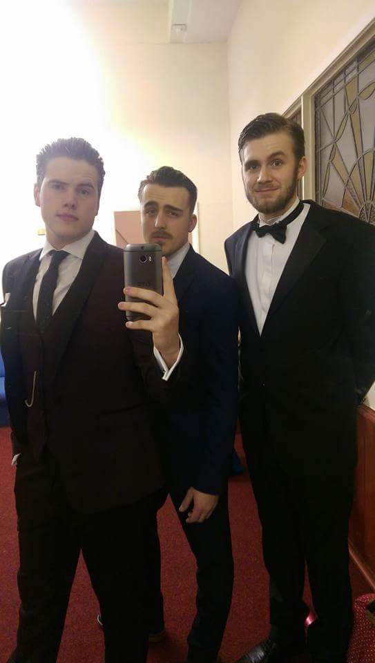 DicedSoup's tweet photo. The boys are ready for some dancing, murder and mystery. https://t.co/YUeXK6GEqD