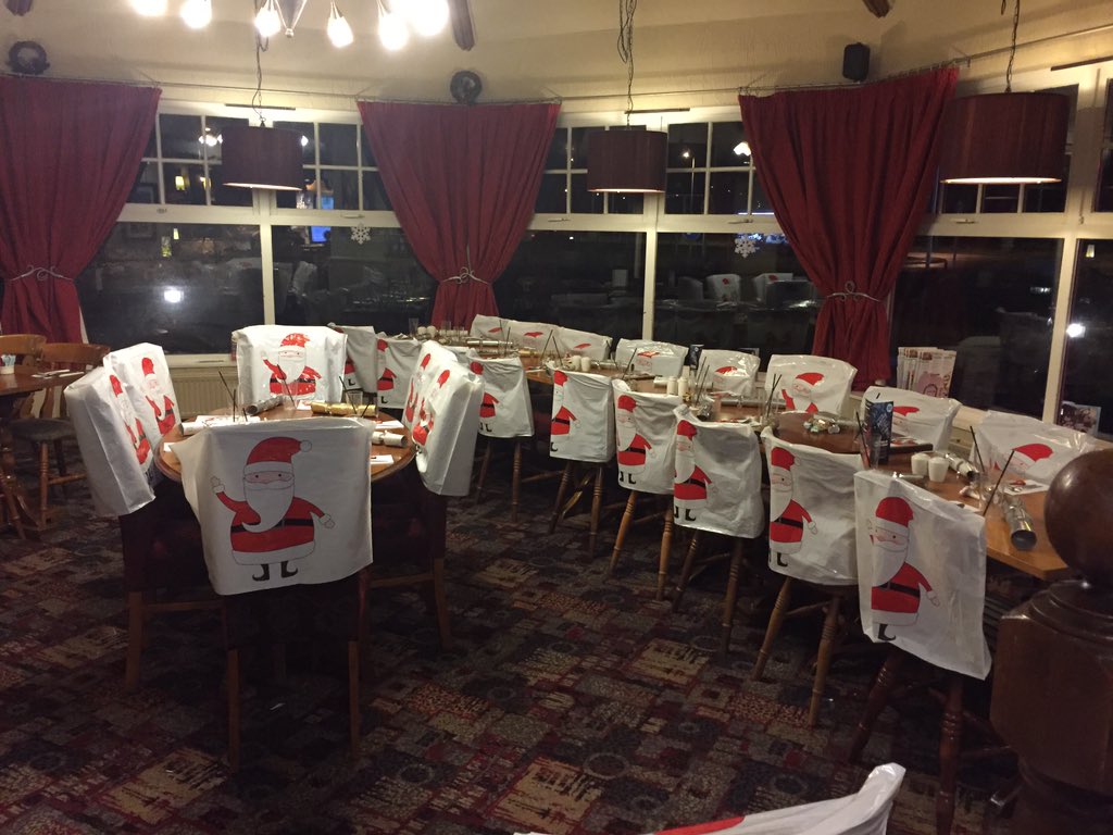 KincardineWayBF's tweet photo. All ready for the breakfast with Santa/ party tomorrow! 🎉 #SUGM #santasinvited @FayrePlayat @alastairhope https://t.co/xYYO8SNrdG