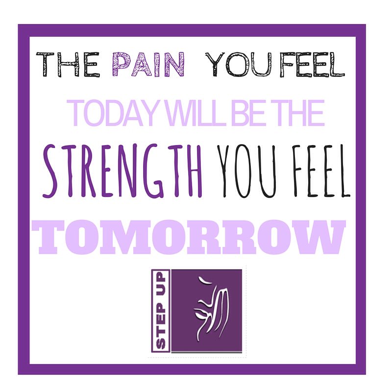 stepupforstepup's tweet photo. #strengthsaturday - the pain you feel today will be the strength you feel tomorrow https://t.co/UvDiAVkgPi