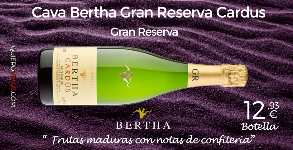 quierovinos's tweet photo. Cava Bertha Gran Reserva Cardus https://t.co/sIjhctOwe2  #bertha #GranReserva
 #modernwine #regalavino @cavabertha https://t.co/KoTVq9fYFA