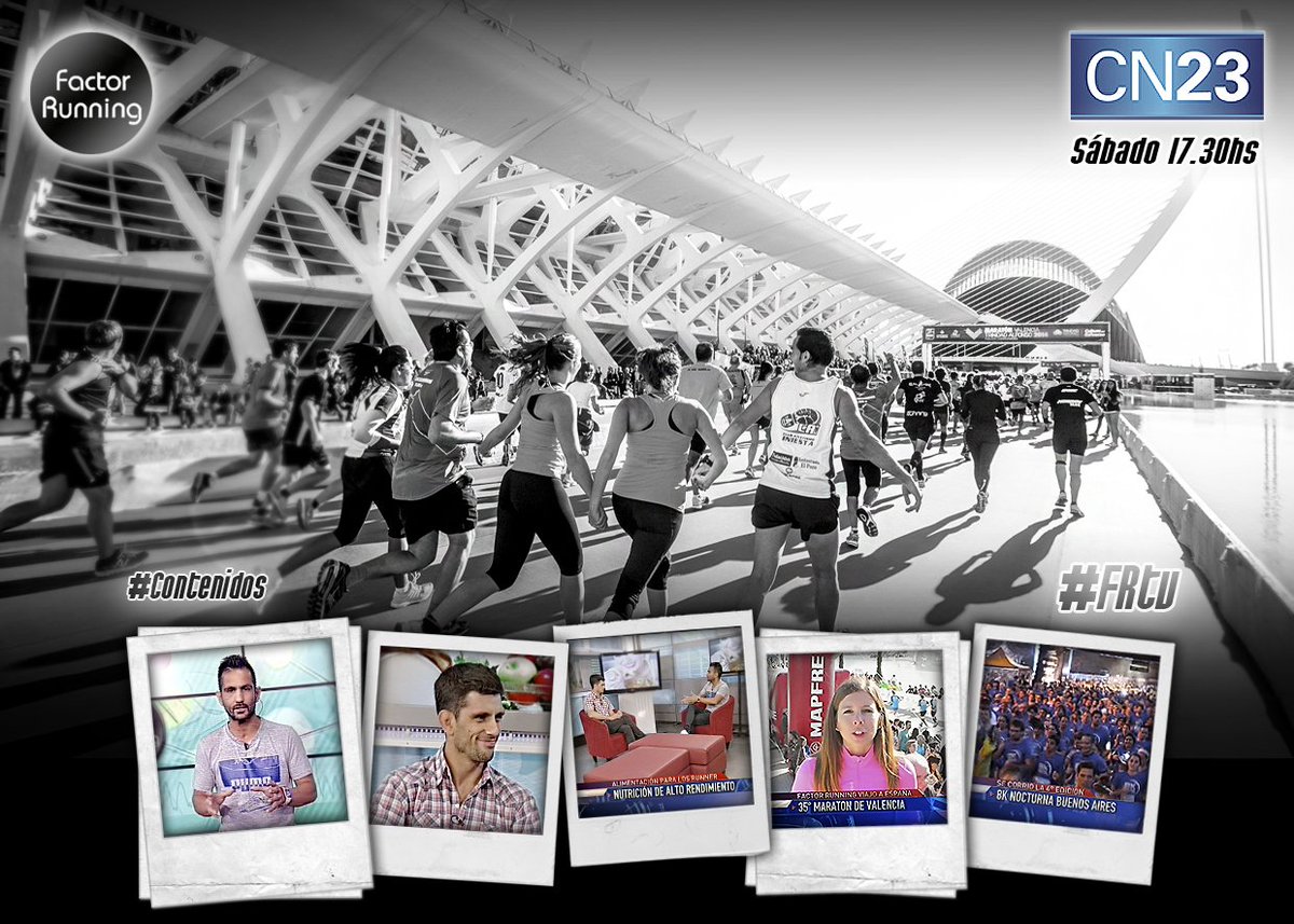 FactorRunning's tweet photo. #HOY #FRtv Desde las 17:30hs Repite el #Pog7 / Nutricion + #MaratonValencia y mucho mas por @CN23 @GustavoMontesFR https://t.co/eHYUNIprdE