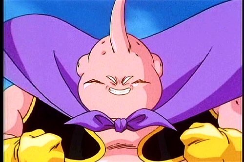FutureBuu_'s tweet image. "Oooo, he he he! Lady wants to play with Buu?" He glared at @GallantTitania with an evil excitement. He'd -