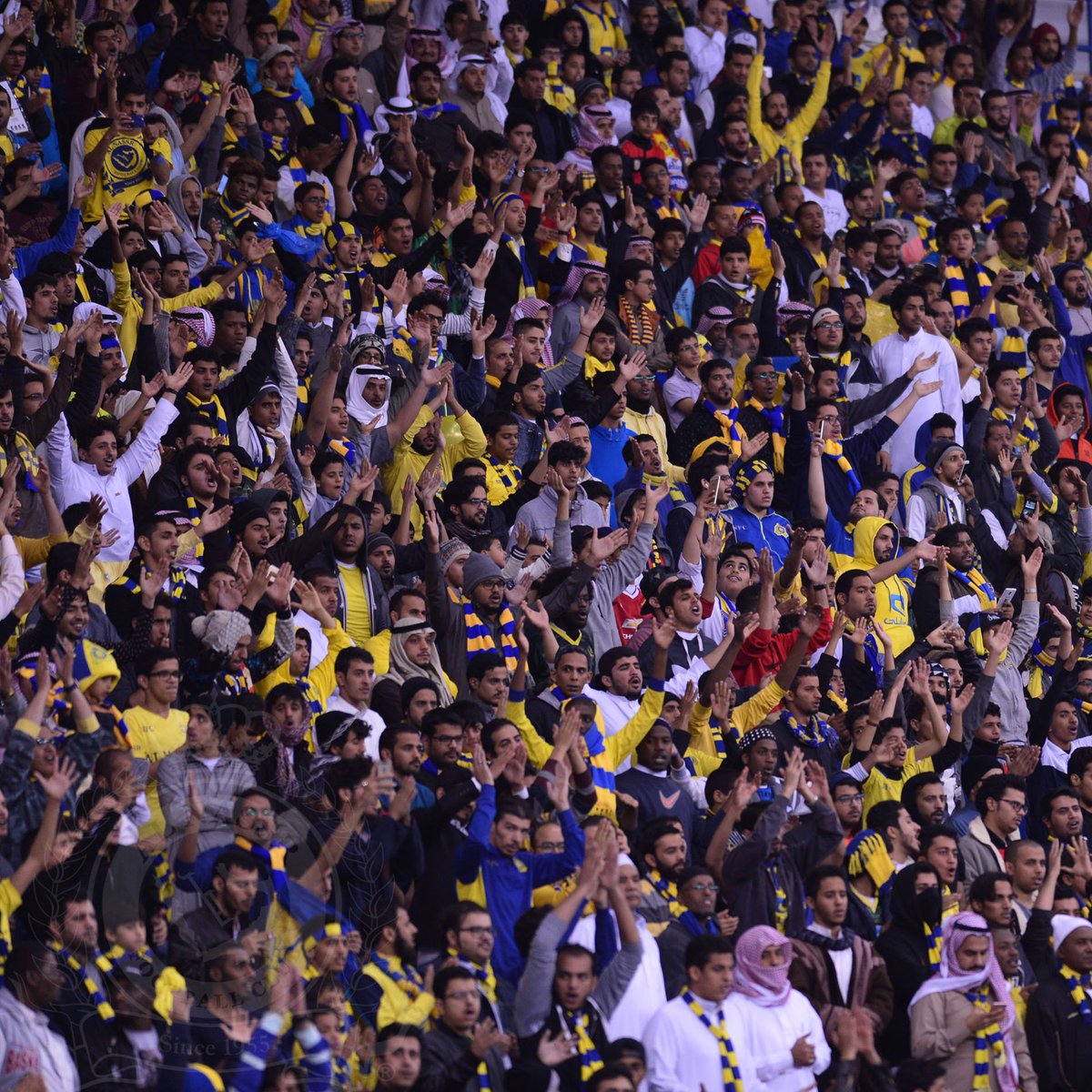 جماهير الوفاء
سيظل نصرنا الغالي عزاً نفاخر به رغم كل الظروف

شكراً لحضوركم
نصركم بكم وبدعمكم أجمل بإذن الله
#NFC