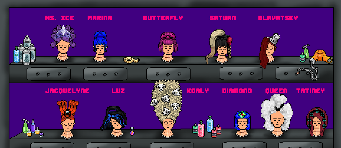 RPDRHB's tweet photo. ¡FELICIDADES Ms. ICE @AntoHbs!
¡PELUCAS EN VENTA, CORREN POR TODO EL HOTEL!
HABBO RUPAULs DRAG RACE #PIXELWOOD https://t.co/zfwugM8m6g