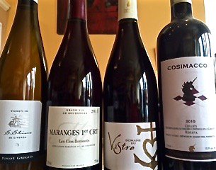 Pouring lovely old-world wines 6-8pm from Golden Vines-tiny production Maranges 1er Cru &amp; an earthy Chianti Riserva