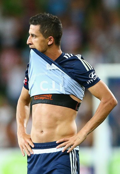 Georgievski expresses frustration; photo: zimbio