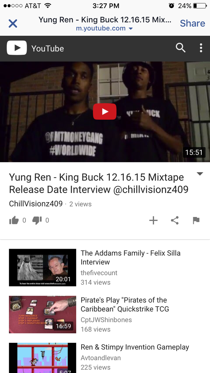 chillvisionz's tweet photo. NEW VIDEO OUT NOW! @yungren409 and @_kingbuck https://t.co/VBLMMnh5ik #Support409 https://t.co/tTgBlNTzDx