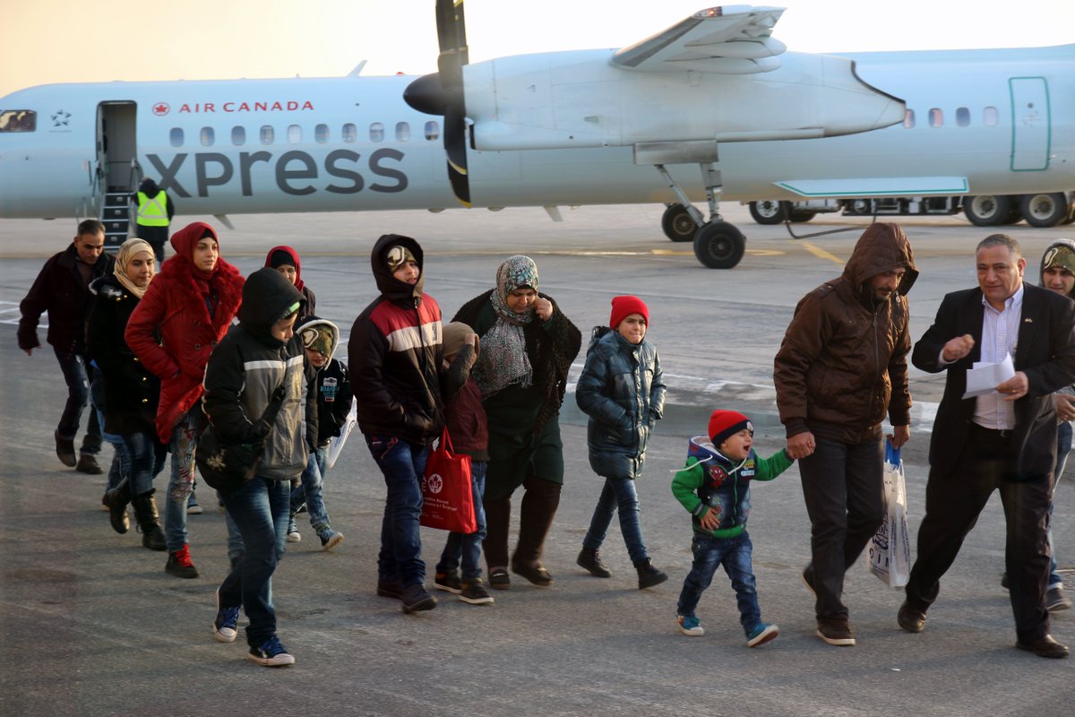 Gov_NB's tweet photo. It's an honour to welcome our newest NBers to the province today. #WelcomeRefugeesNB https://t.co/LX4AcFqSb0