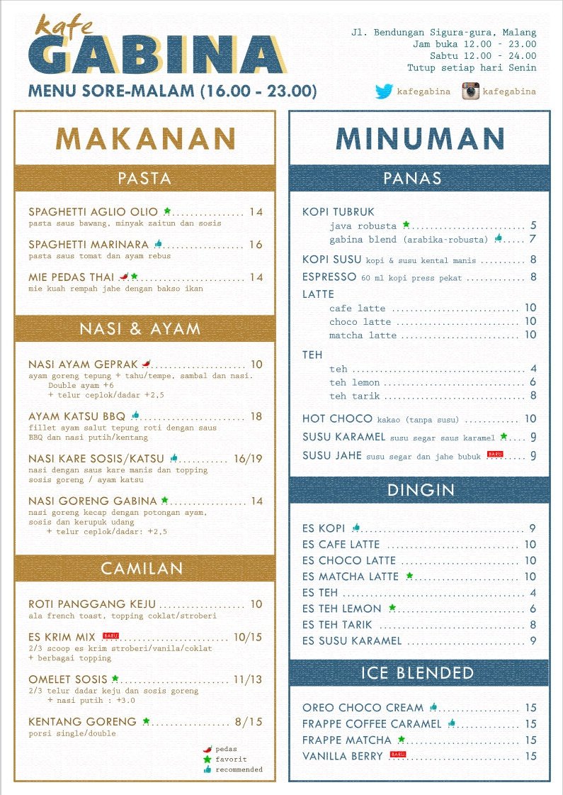 Menu khusus sore - malam 🙋💃💁👍