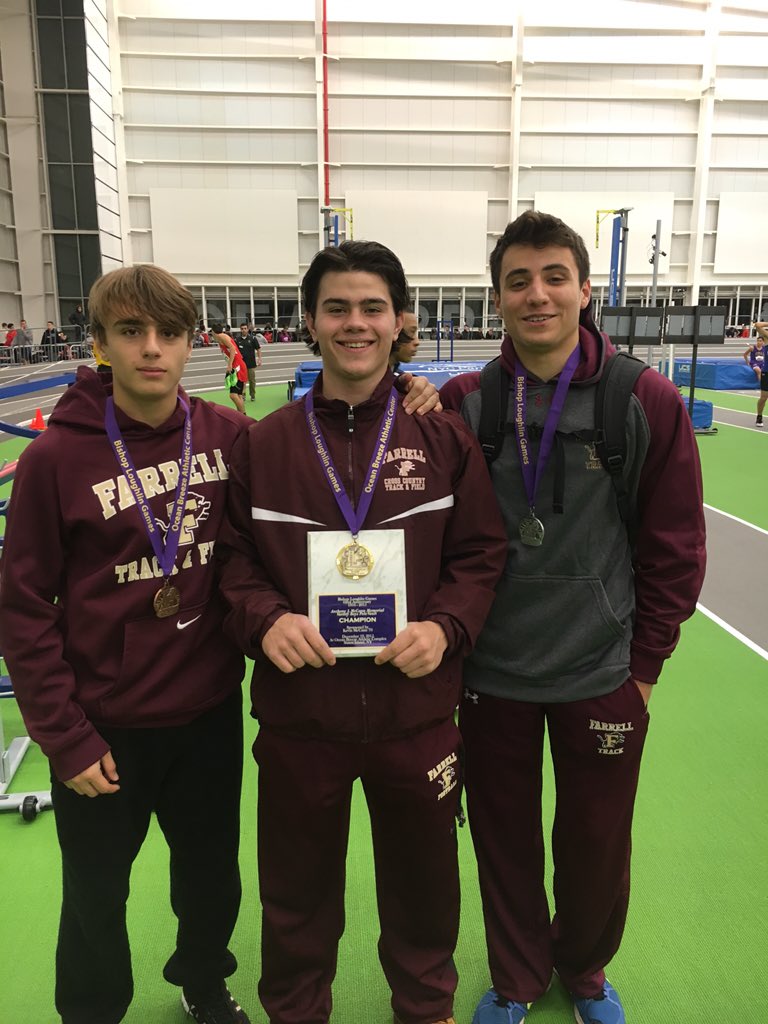 FarrellTrack's tweet photo. Congratulations Pat Caridad, Charles Crispi, and Joe Vigilante on going 1-3 in varsity Pole Vault! @LoughlinGames https://t.co/YLFsmc80sr