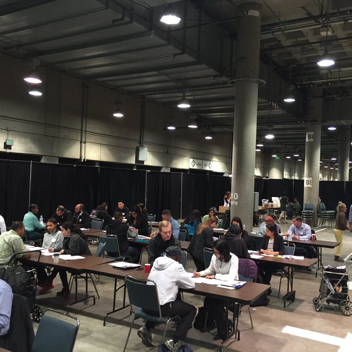 LegalAidLA's tweet photo. More than 150 #veterans received legal assistance so far at the #LAStandDown. https://t.co/oW8zNYfboI