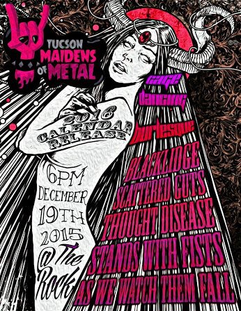 Hawaiian BBQ Tonight for the #TucsonMaidensofMetal Calendar Release &amp; #livemusic
$10 Door Cover Opens at 6pm