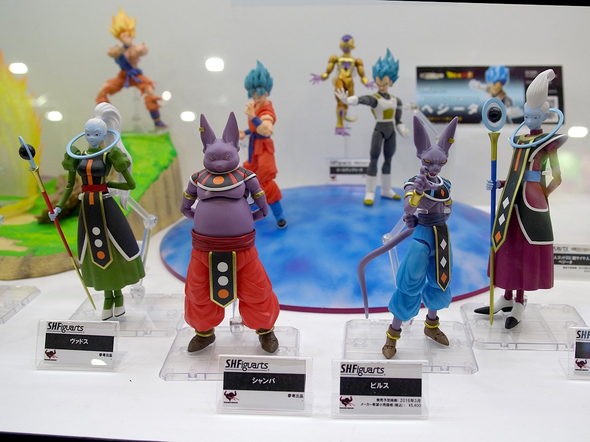 HGドラゴンボール超 ウィス&ビルス　ヴァドス&シャンパ ジャンフェスなう！】ドラゴンボールブースでは、ビルス様をはじめ