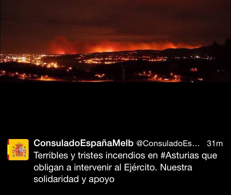 DrApostol's tweet photo. Una auténtica tragedia el terrorismo que devasta Asturias en estos momentos!
#Solidaridad #AsturiasArde https://t.co/igizxphvAq