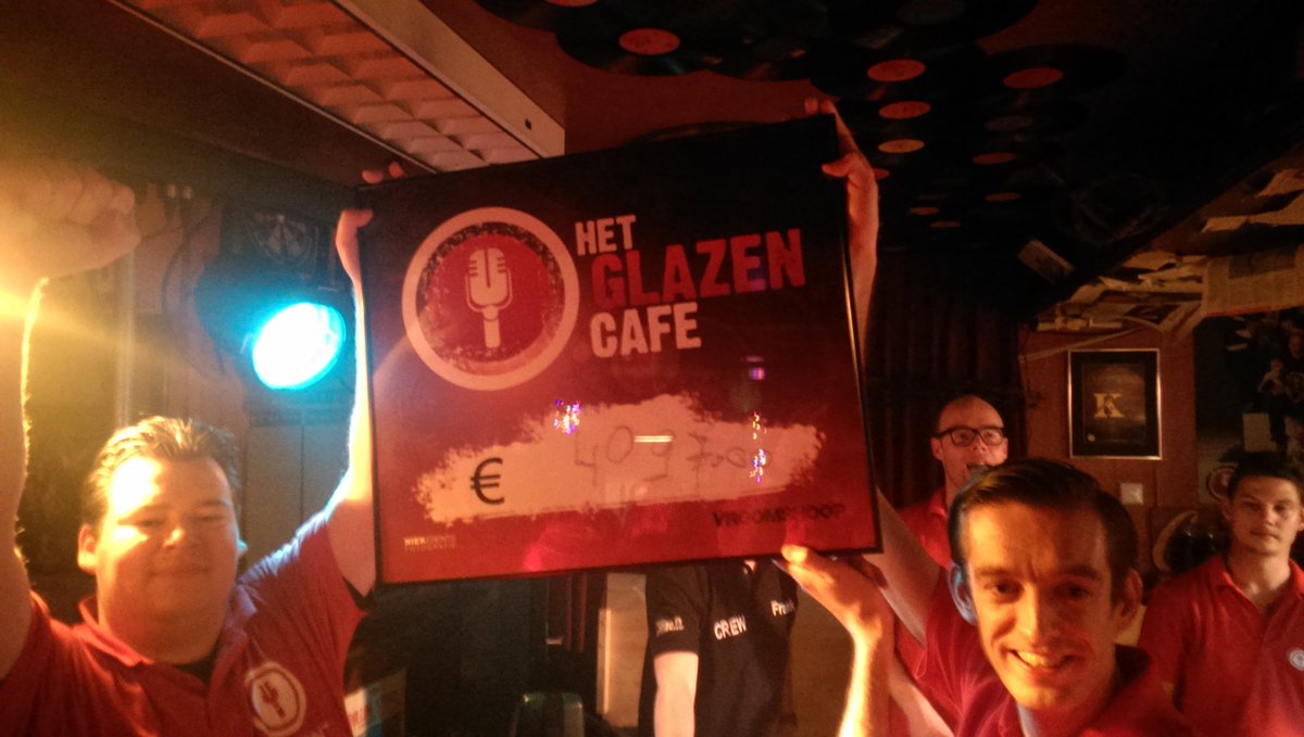 Wauw! 1 feestavond &amp; 3 geslaagde evenementen hebben samen € 4.097 opgebracht! Bedankt voor de bijdrage! #hgc15 #sr15