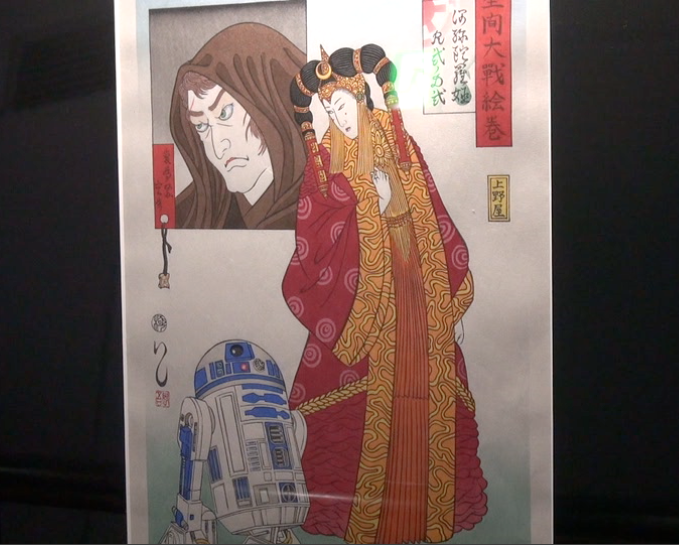 japantimes's tweet photo. "Star Wars" takes over Tokyo Skytree with lights and ukiyo-e art https://t.co/6GY9cNcnm0 https://t.co/RLnhmRXeqh