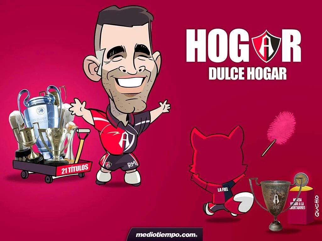Mercado_Futbool's tweet photo. OFICIAL: Rafa Marquez, está en México, es nuevo jugador de Atlas FC. Vuelve a casa. 100% Libre de humo. #FichajesMF. https://t.co/cAergIdxtu