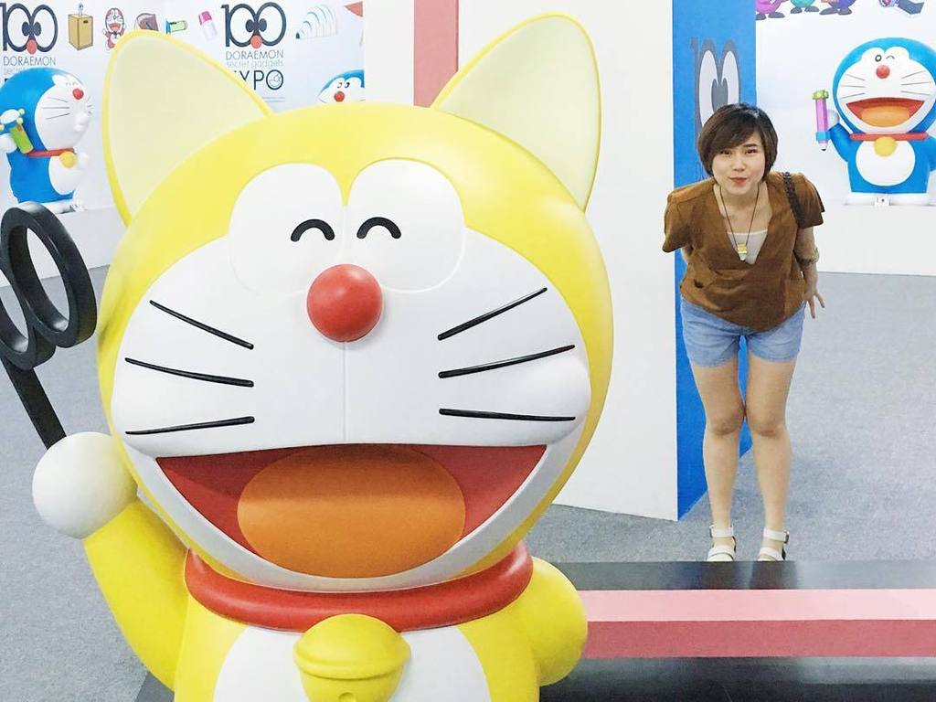Otherbots's tweet photo. Peek a boo Sunday! 👻
#doraemon #100gadgets #expo #secretgadgets #fujikoffujio #japan #robot #cat #manga #anime #ca… https://t.co/VI2G4d9opw