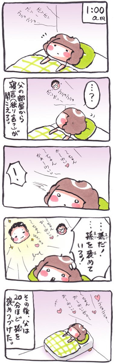 「1:00 a.m.」
#漫画 #イラスト #真夜中 #2014年7月 