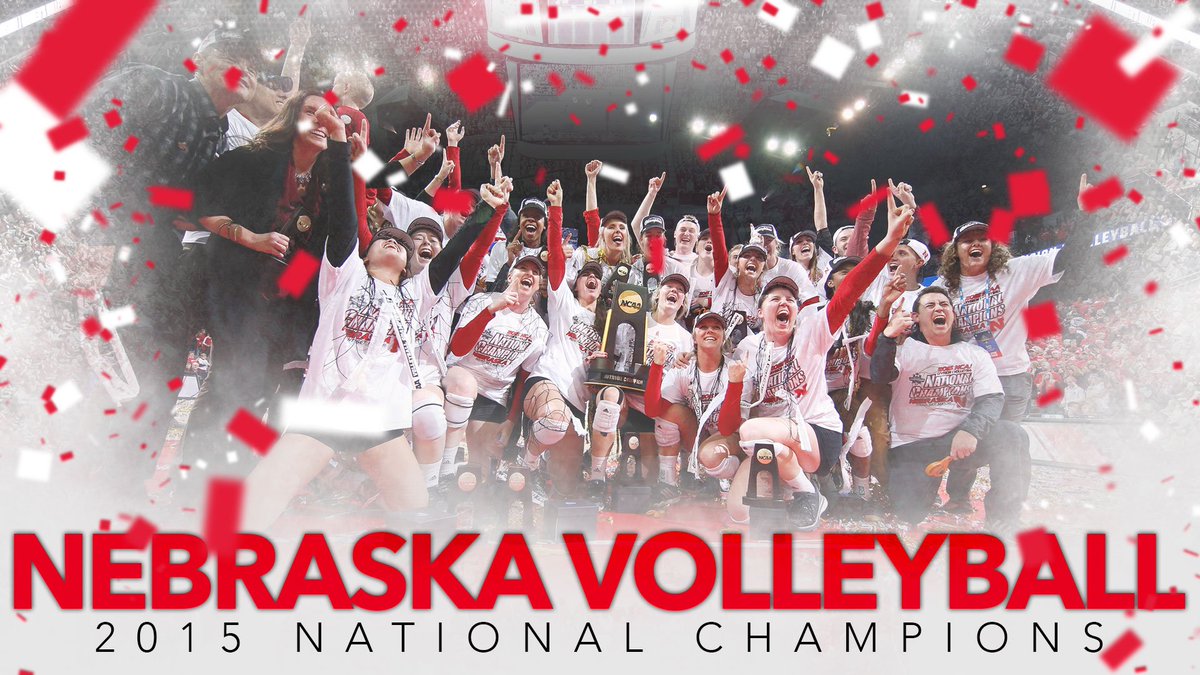 HuskerVB's tweet image. 2015 National Champs.

See you at Devaney tomorrow at 1 pm.

#GBR