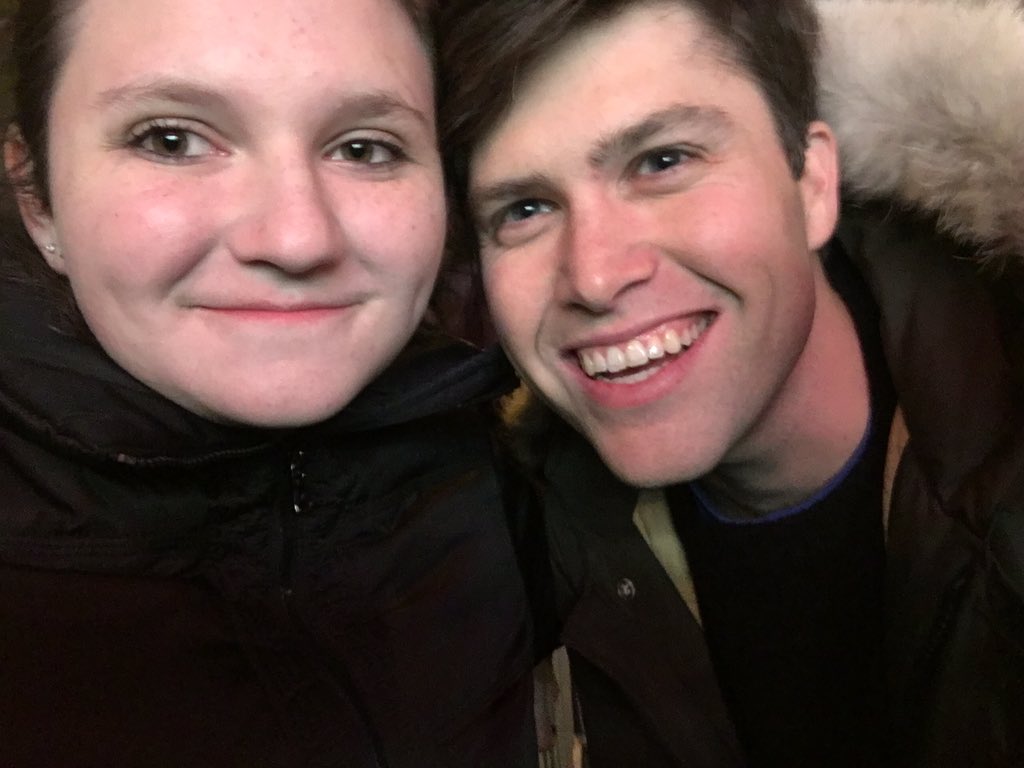petesdavidsons's tweet photo. @ColinJost thank you for taking a photo w me and being the sweetest person ever !!!! <3 https://t.co/ex6lePLN4D