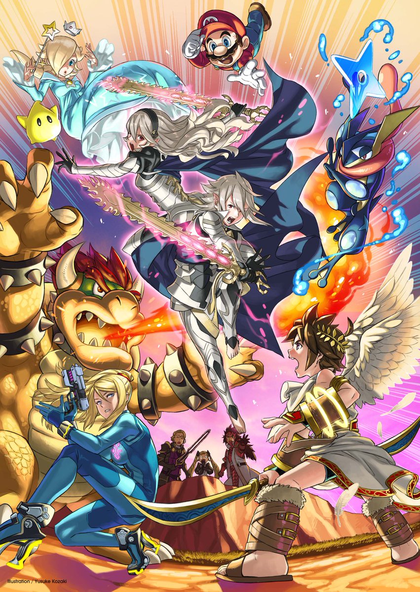 ICYMI: #SmashBros illustrations by Yusuke Kozaki, Tetsuya Nomura