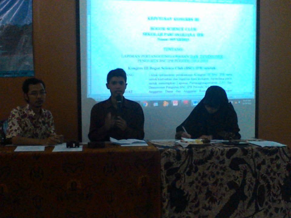 Presidium sidang tetap kongres BSC 2015 #kongresBSC3 <a href="/forumwacanaipb/">Forum Wacana IPB University</a> <a href="/himmpas_ipb/">HIMMPAS IPB</a> @HimawipaIPB