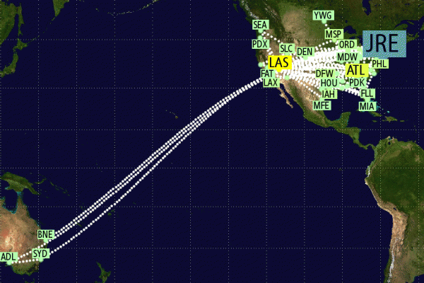 New destination on my @JetLovers flight map: JRE (New York, United States) https://t.co/GjbvxBlNgU https://t