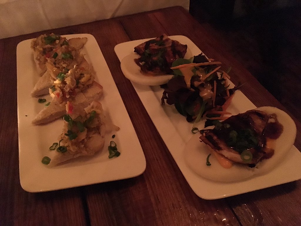 Saturday night dinner and drinks <a href="/spurtreenyc/">Spur Tree Lounge</a> with <a href="/LotusLI2NYC/">Michelle Persaud</a>