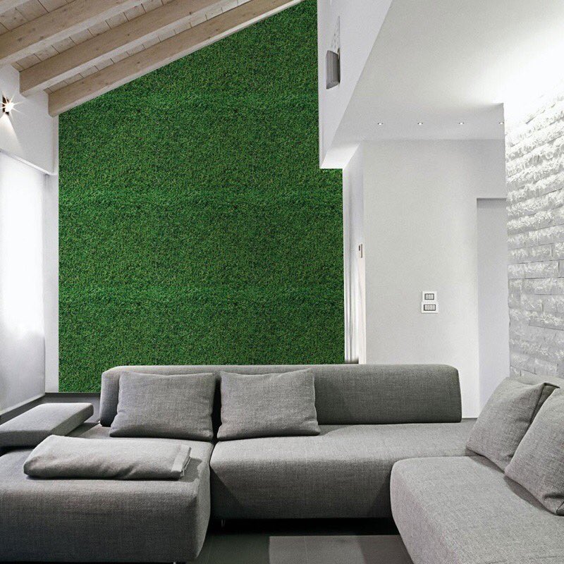 SamGargante's tweet image. Bring #nature indoors w/ this awesome #grass field #wallpaper #painters #design #interiordesign #interiors
