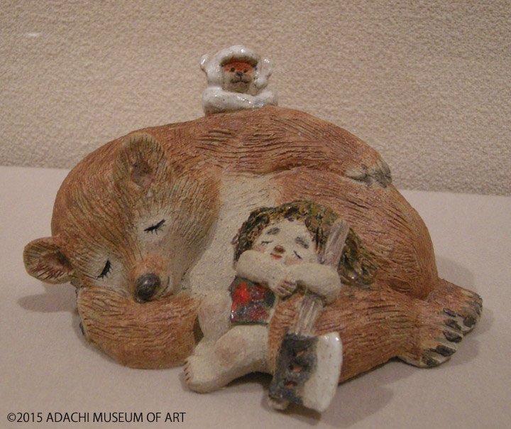 童画家・林義雄は絵画だけではなく童塑（陶製の立体作品）も多く手がけ